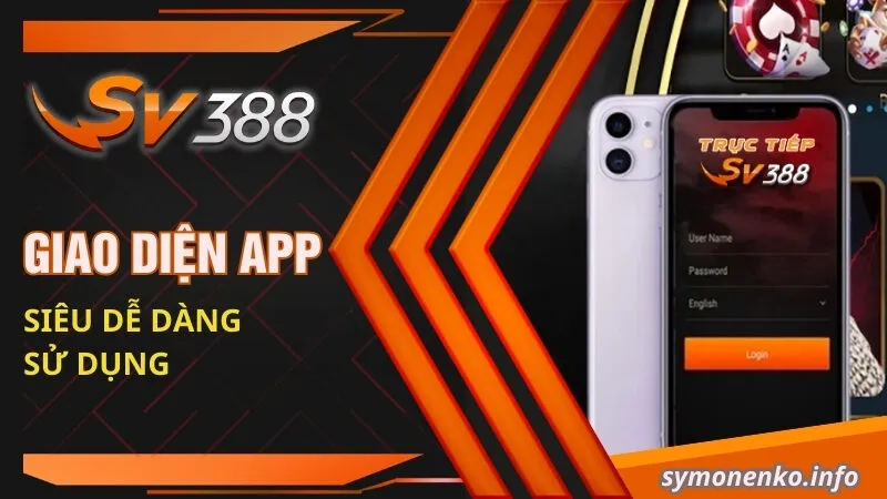 Giao diện app siêu dễ dàng sử dụng
